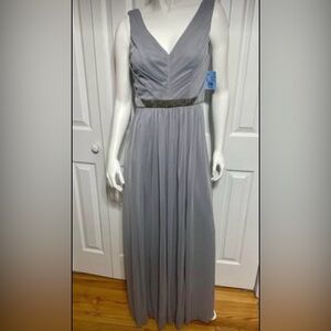 Chic Silver Maxi Dress